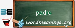 WordMeaning blackboard for padre